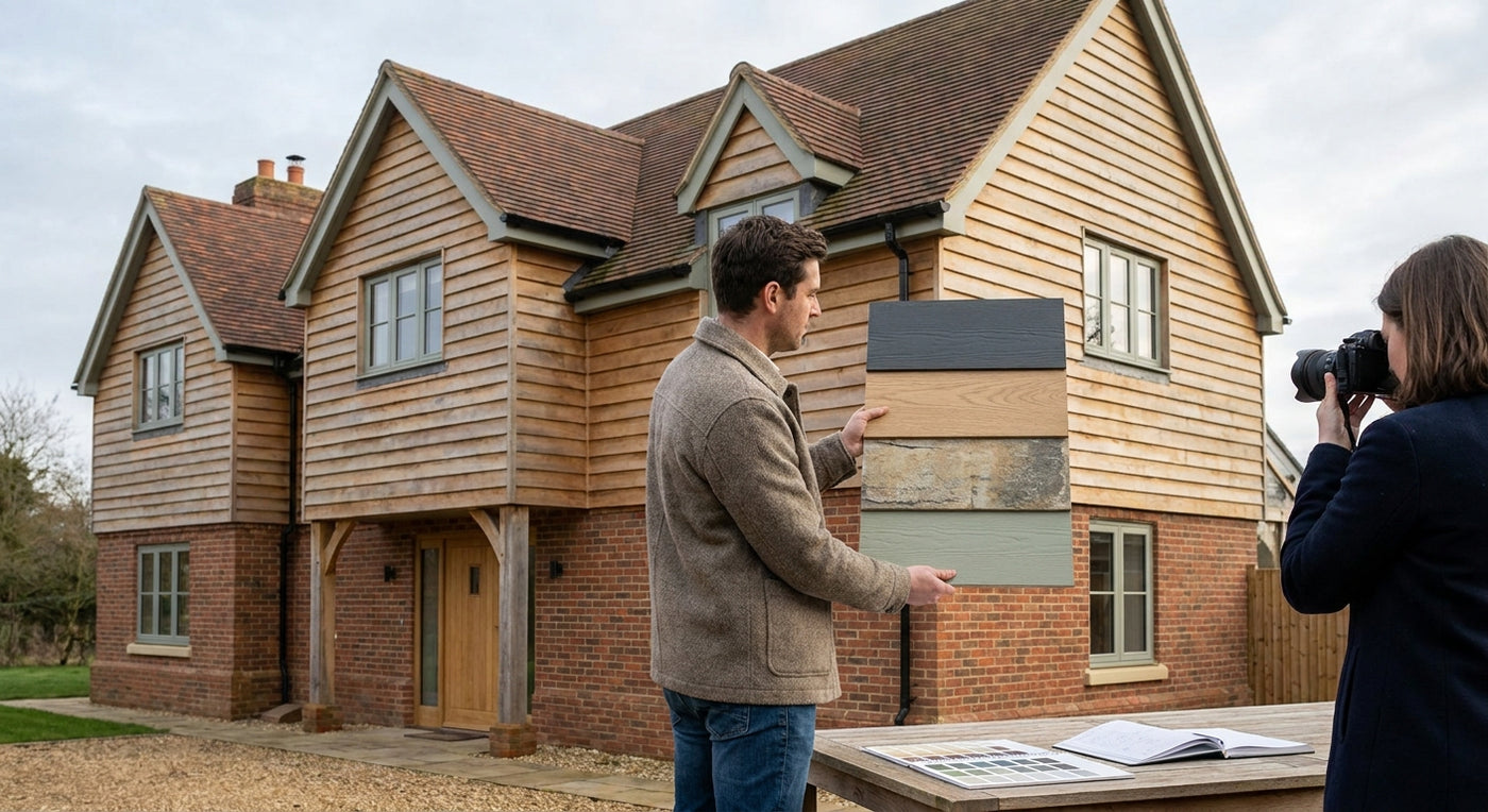 How to choose exterior cladding colour for a UK home