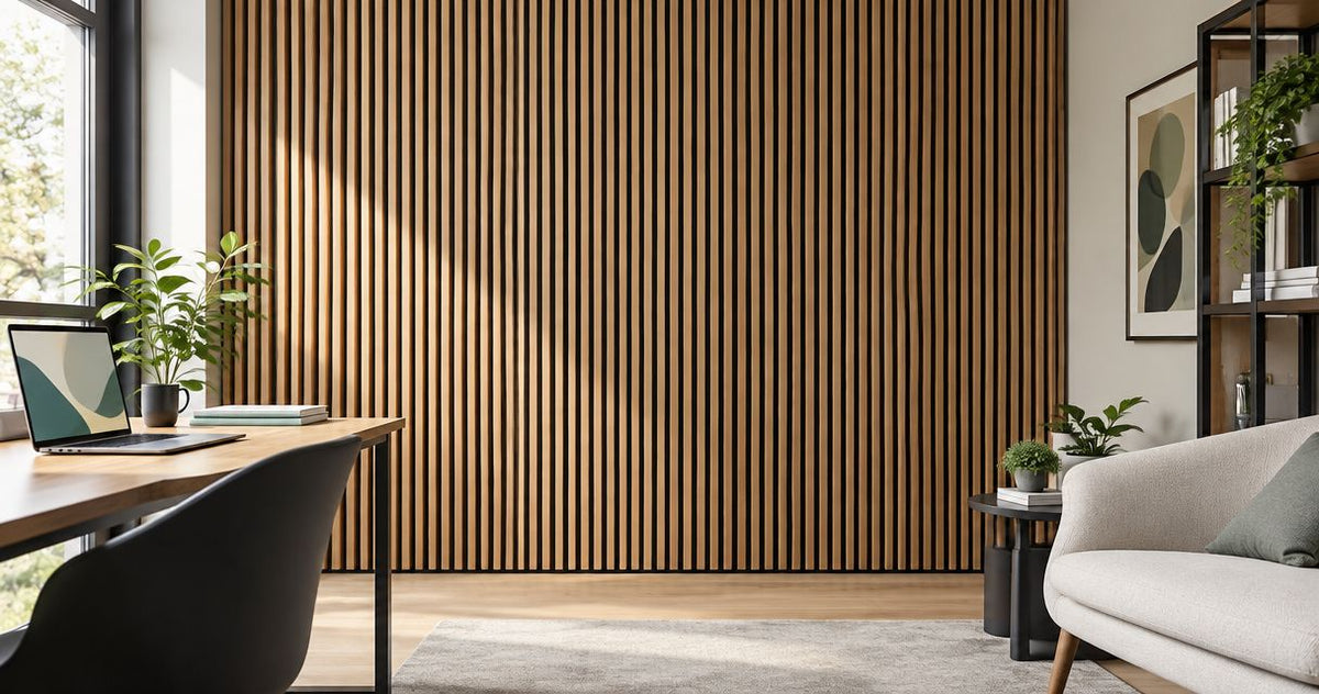 Best acoustic slatted wall panels ranked by slat spacing