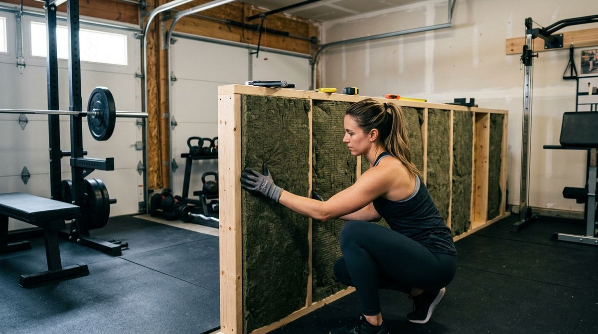 How to soundproof a garage gym conversion
