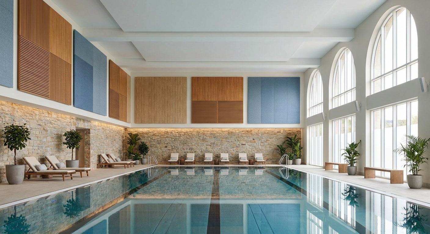 Best acoustic wall panels for indoor swimming pool halls