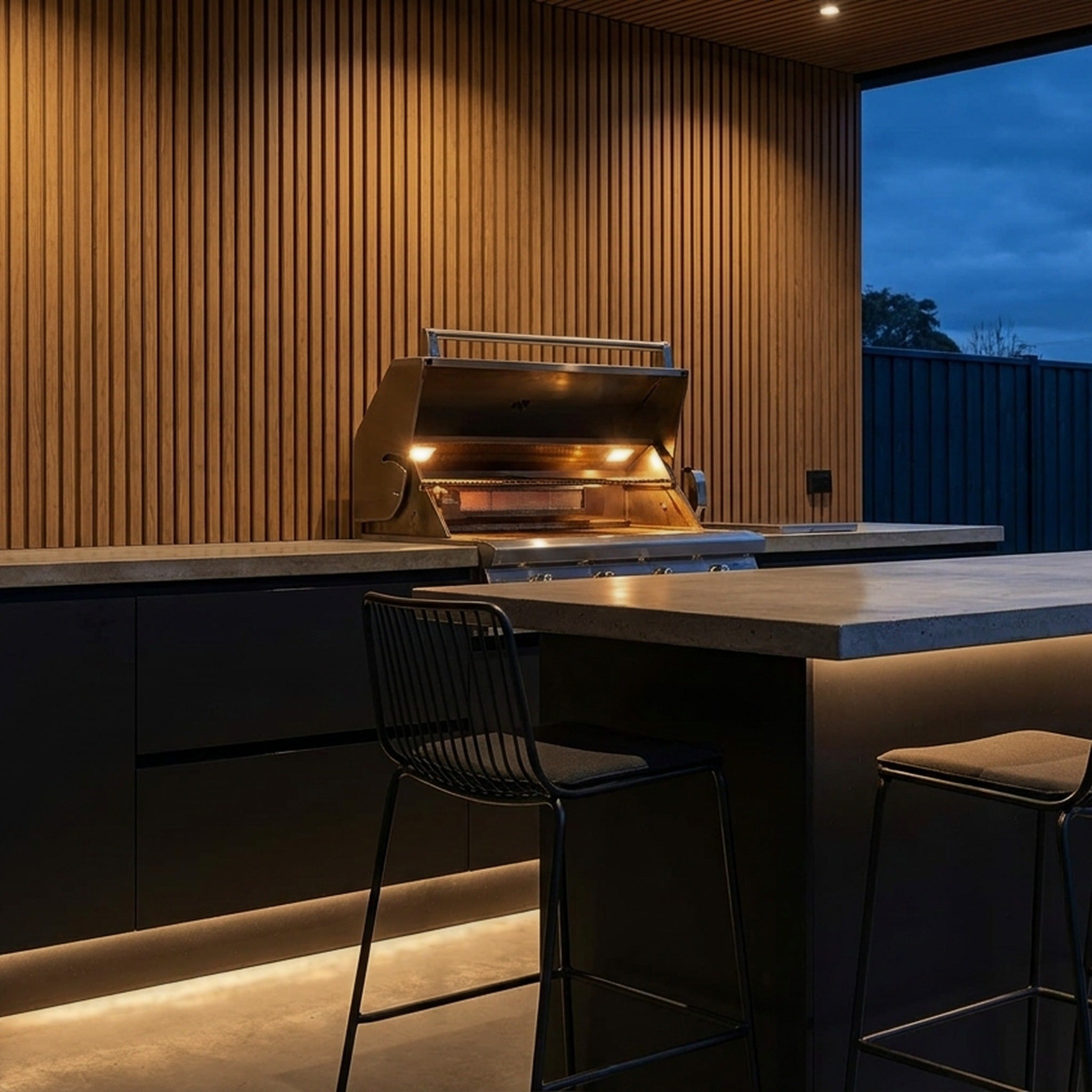 Exterior Wall Cladding Panel Oak 290CM | Garden | 3D Wood Grain