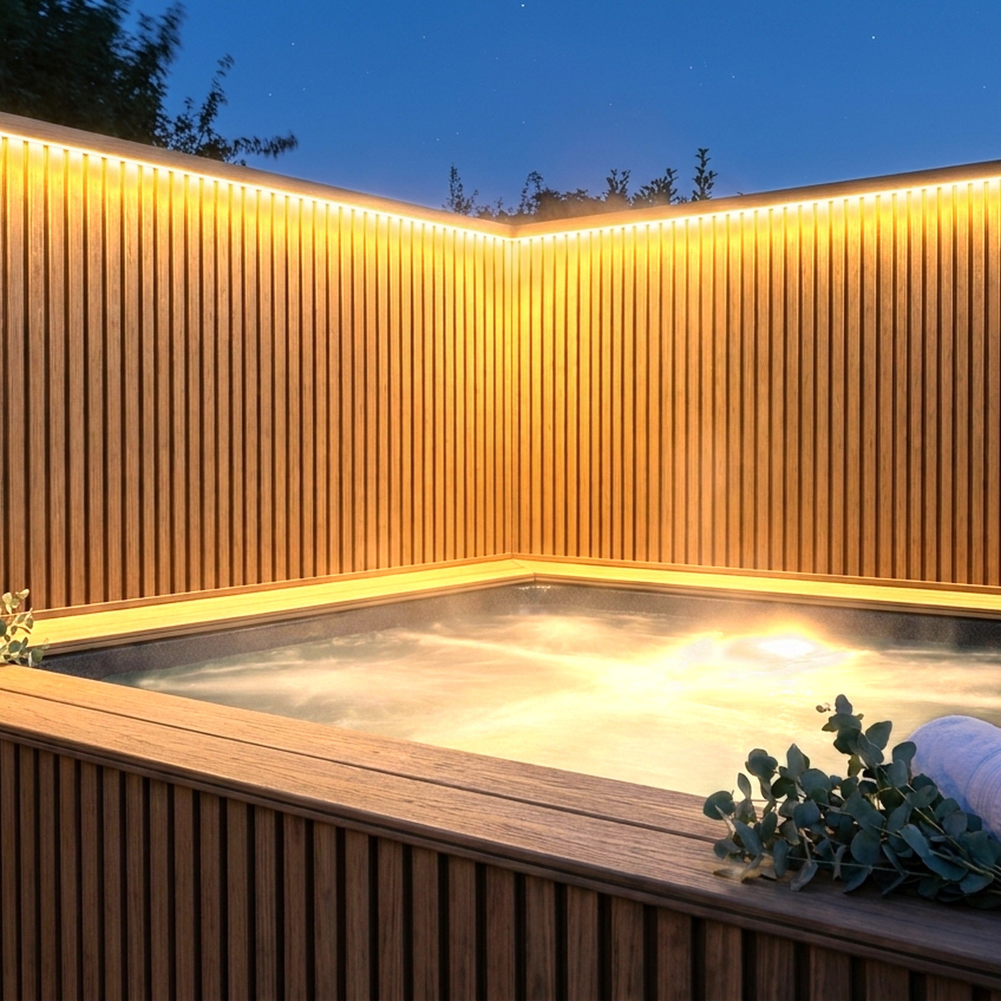 Exterior Wall Cladding Panel Birch 290CM | Garden | 3D Wood Grain