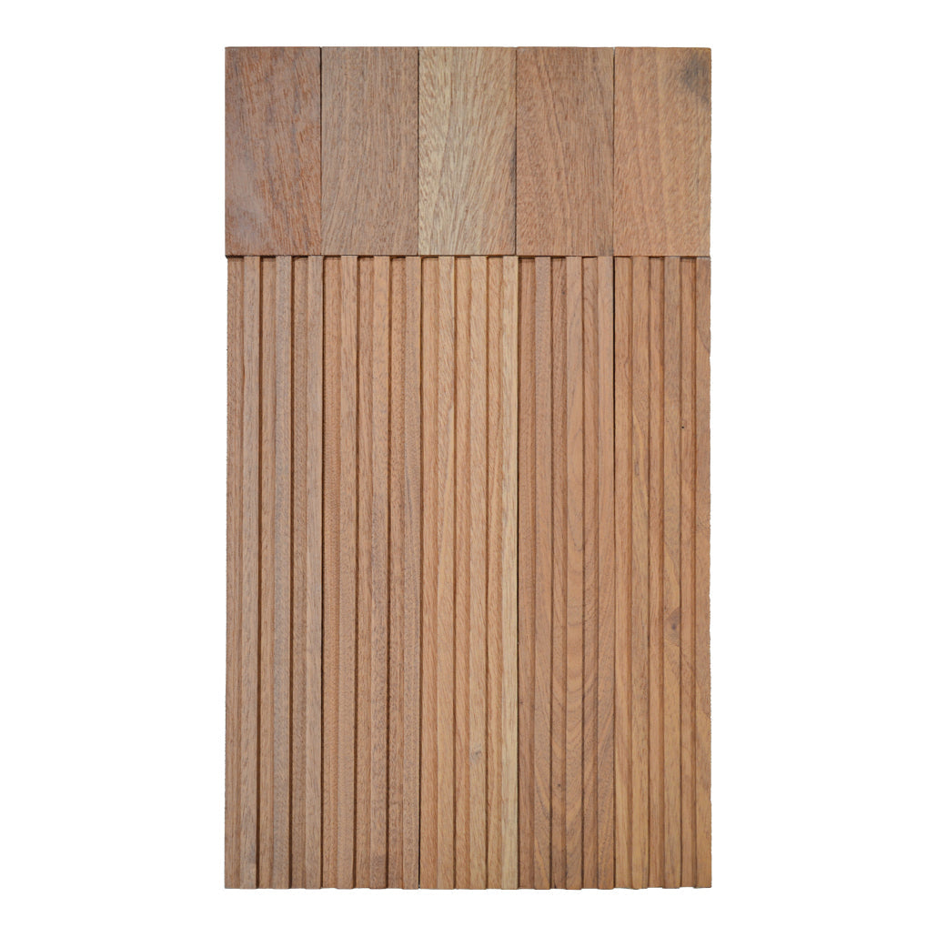 Silk Rosewood 3D Wood Wall Panel | 30×60 cm | Real Wood