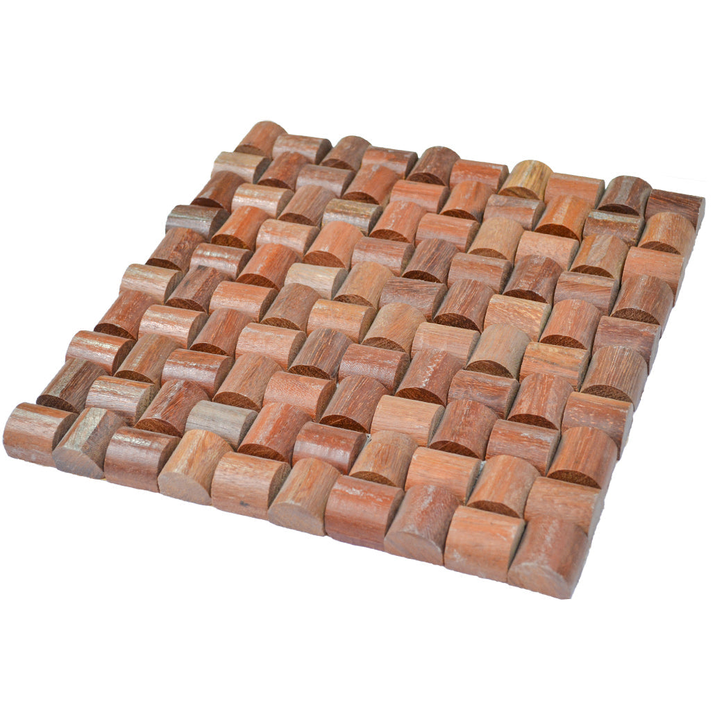 Arisauro 3D Wood Wall Panel | 30×30 cm | Real Wood