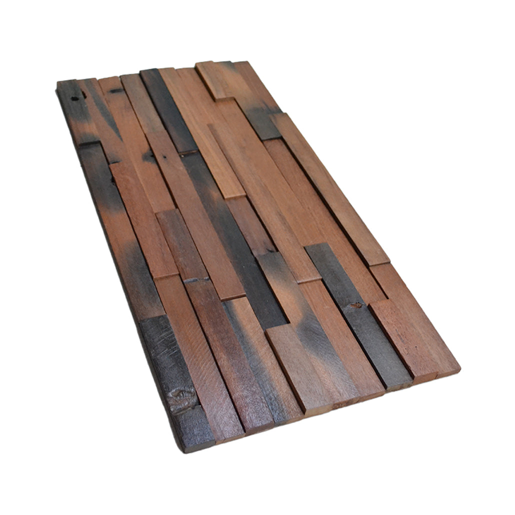 Wide Shipwood 3D Wood Wall Panel | 30×60 cm | Real Wood