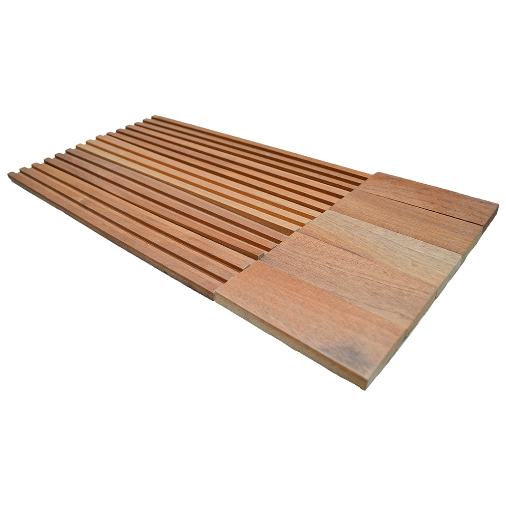 Silk Rosewood 3D Wood Wall Panel | 30×60 cm | Real Wood