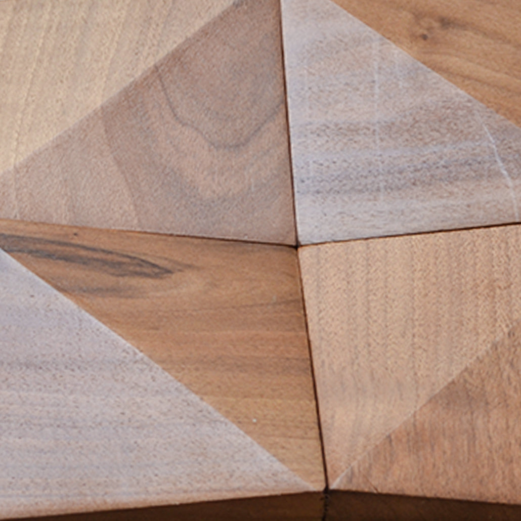 Slim Walnut 3D Wood Wall Panel | 20×40 cm | Real Wood