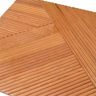Xilan 3D Wood Wall Panel | 40×40 cm | Real Wood