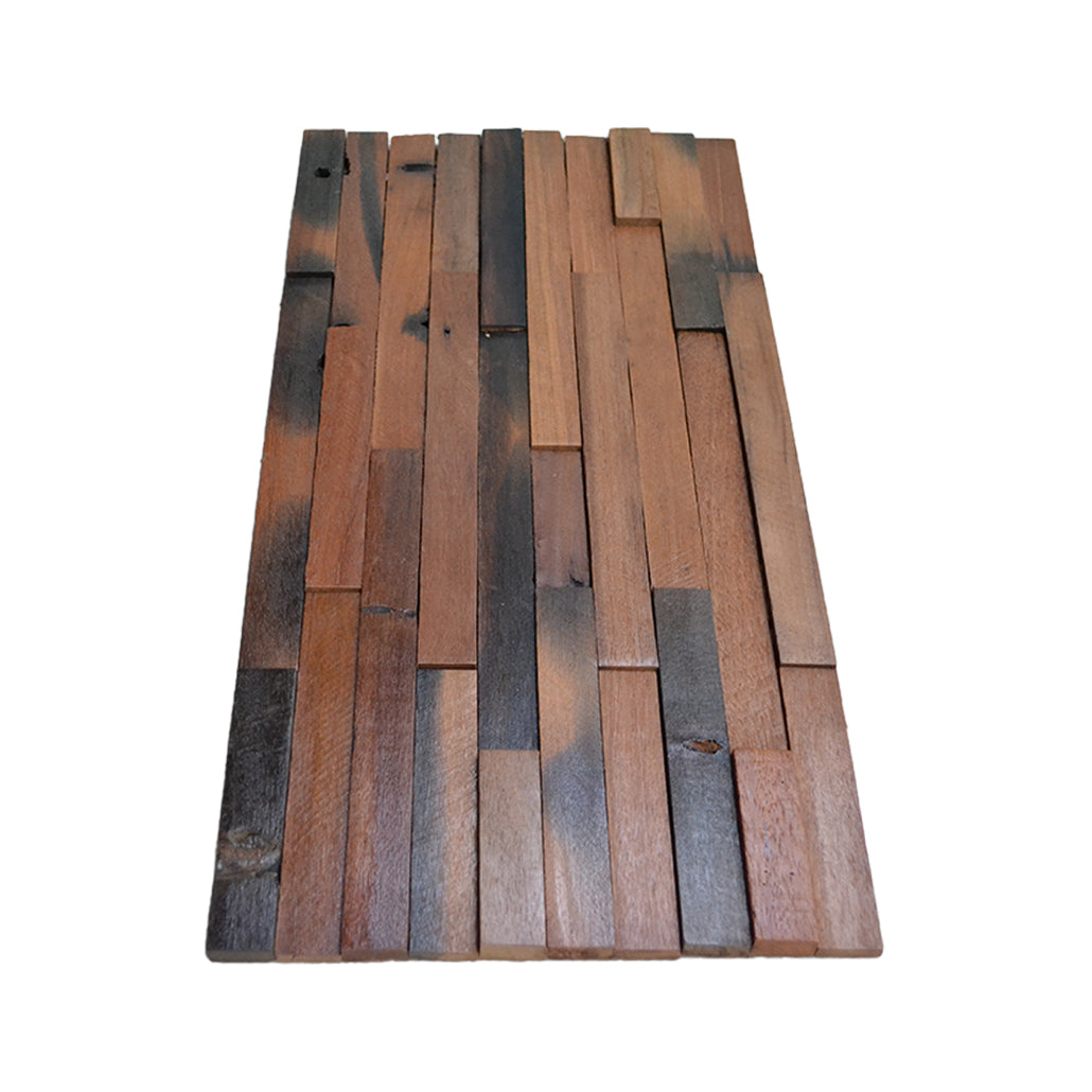 Wide Shipwood 3D Wood Wall Panel | 30×60 cm | Real Wood