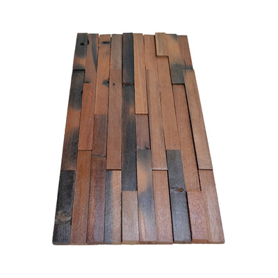 Wide Shipwood 3D Wood Wall Panel | 30×60 cm | Real Wood