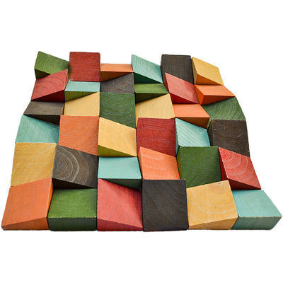 Dark Pine 3D Wood Wall Panel | 30×30 cm | Real Wood