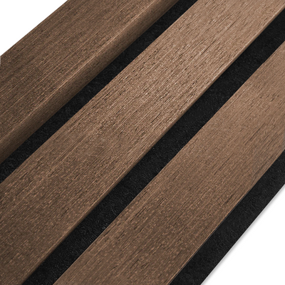 Sample Smoked Oak Acoustic Wooden Wall Panel Aku Woodpanel UK