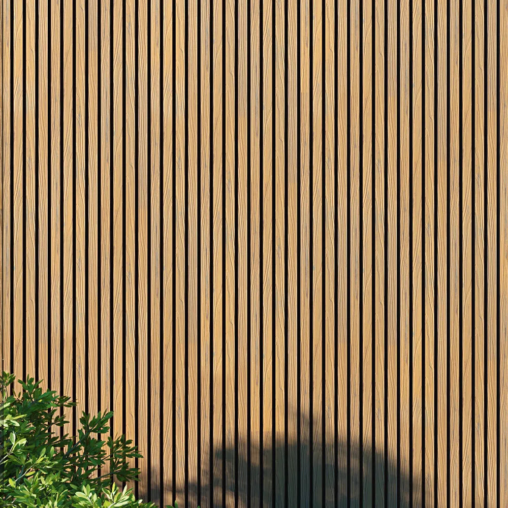 Exterior Wall Cladding Panel Birch 290CM | Garden | 3D Wood Grain