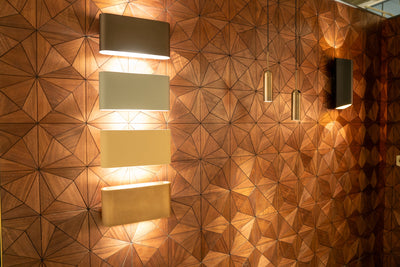 Nolan Brown 3D Decorative Wall Panel 60x60cm Handcrafted Aku Woodpanel UK