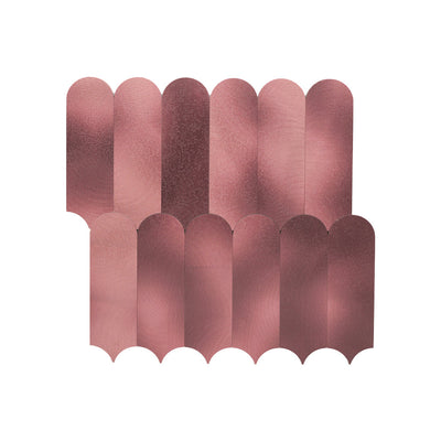 Arch Pink Peel & Stick Splashback | 28.8×29.8 cm | Self-Adhesive Mosaic Tile