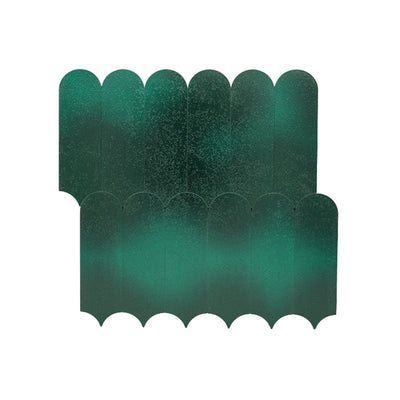 Arch Dark Green Peel & Stick Splashback | 28.8×29.8 cm | Self-Adhesive Mosaic Tile