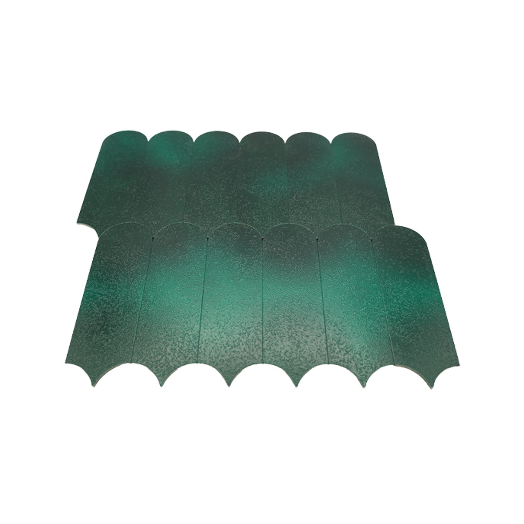 Arch Dark Green Peel & Stick Splashback | 28.8×29.8 cm | Self-Adhesive Mosaic Tile