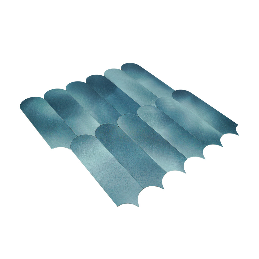 Arch Blue Peel & Stick Splashback | 28.8×29.8 cm | Self-Adhesive Mosaic Tile