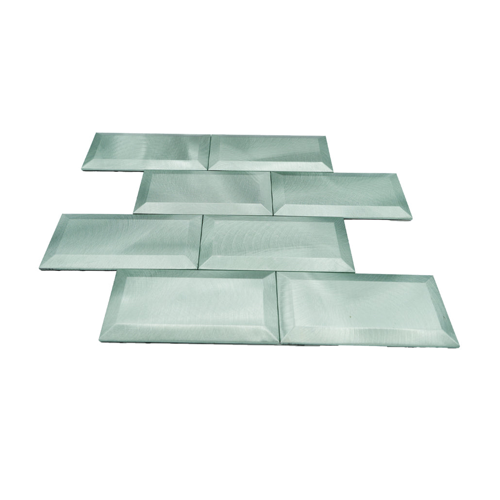 Subway 3D Pastel Green Peel & Stick Splashback | 30.5×30.5 cm | Self-Adhesive Mosaic Tile