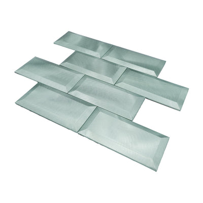 Subway 3D Pastel Green Peel & Stick Splashback | 30.5×30.5 cm | Self-Adhesive Mosaic Tile