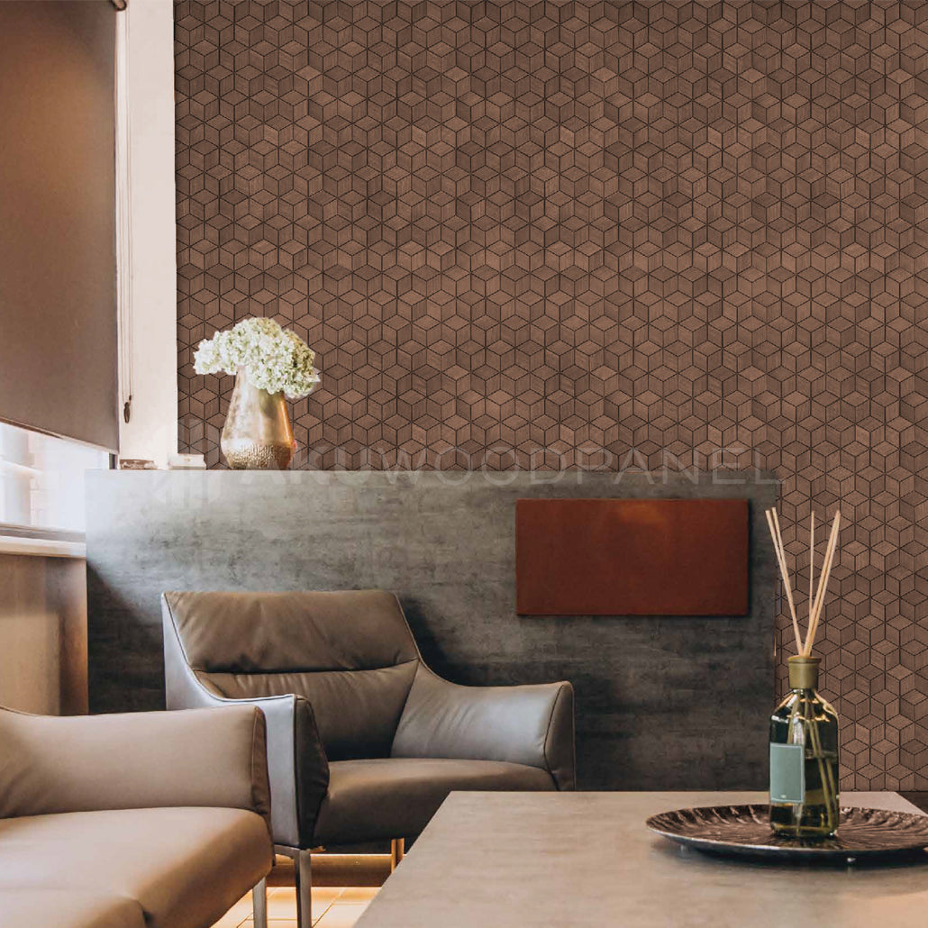 3d wandpaneel lobelia rust copper 1