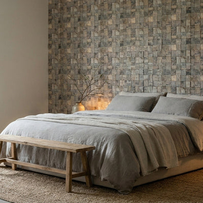 Marine 3D Wood Wall Panel | 30×30 cm | Real Wood