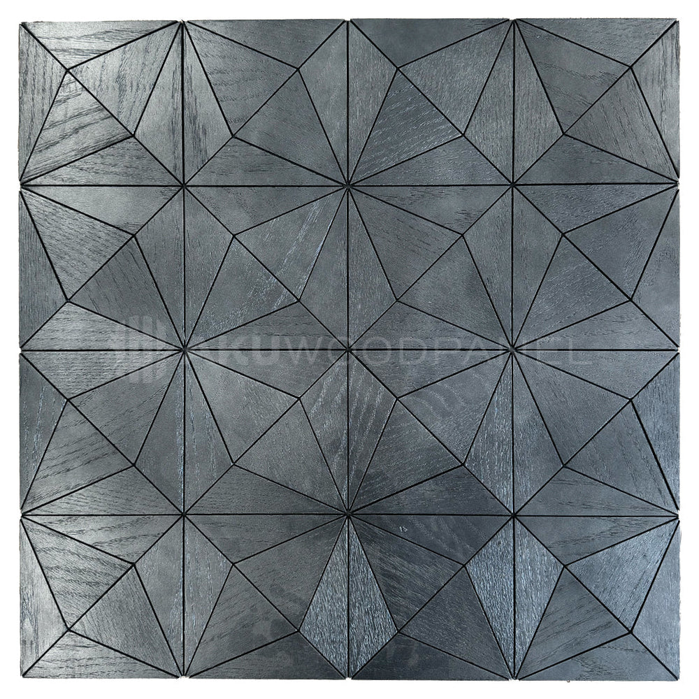 Sample - Decorative Wall Panel | Nolan - Black | American walnut | Han ...