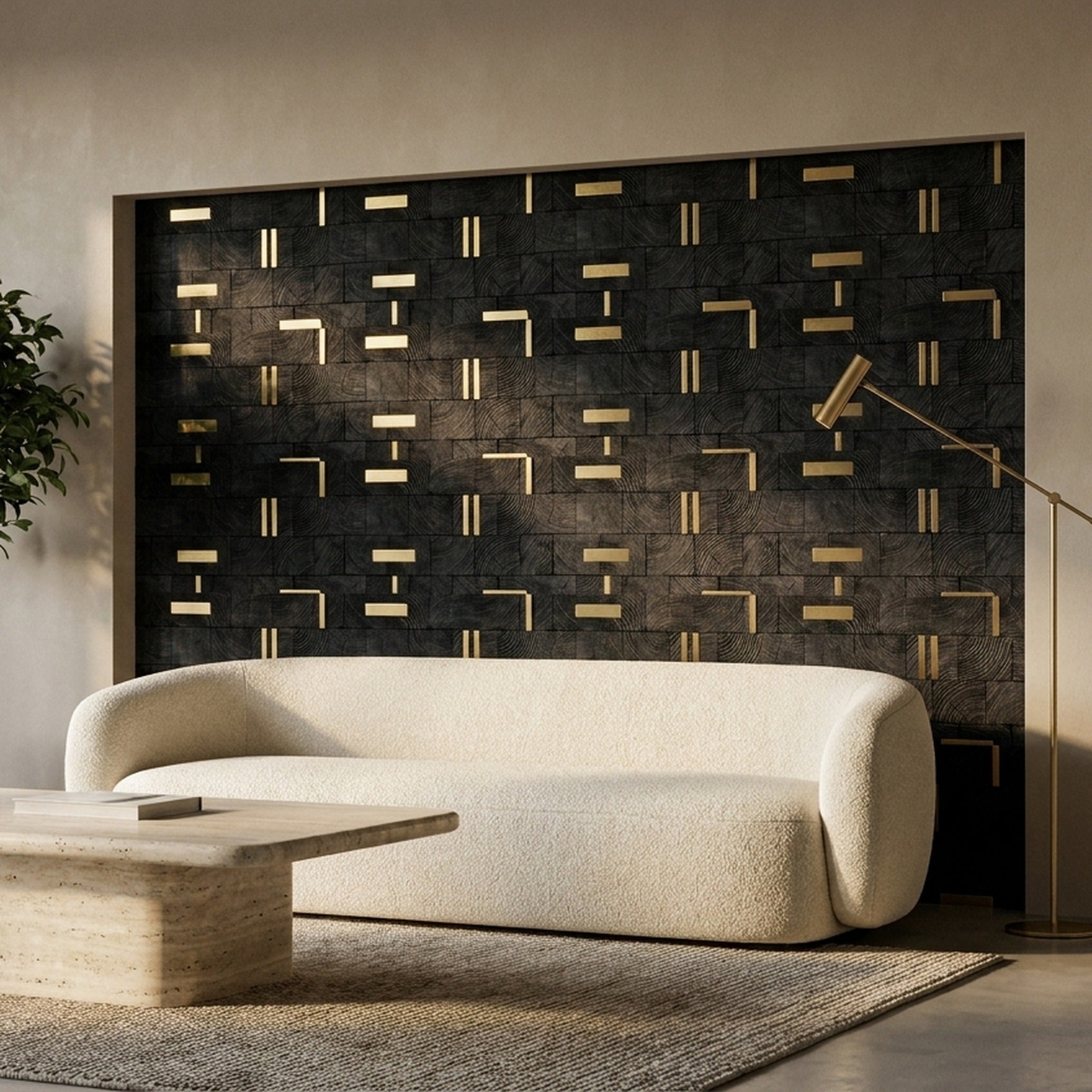 Industrial Pine 3D Wood Wall Panel | 30×60 cm | Real Wood