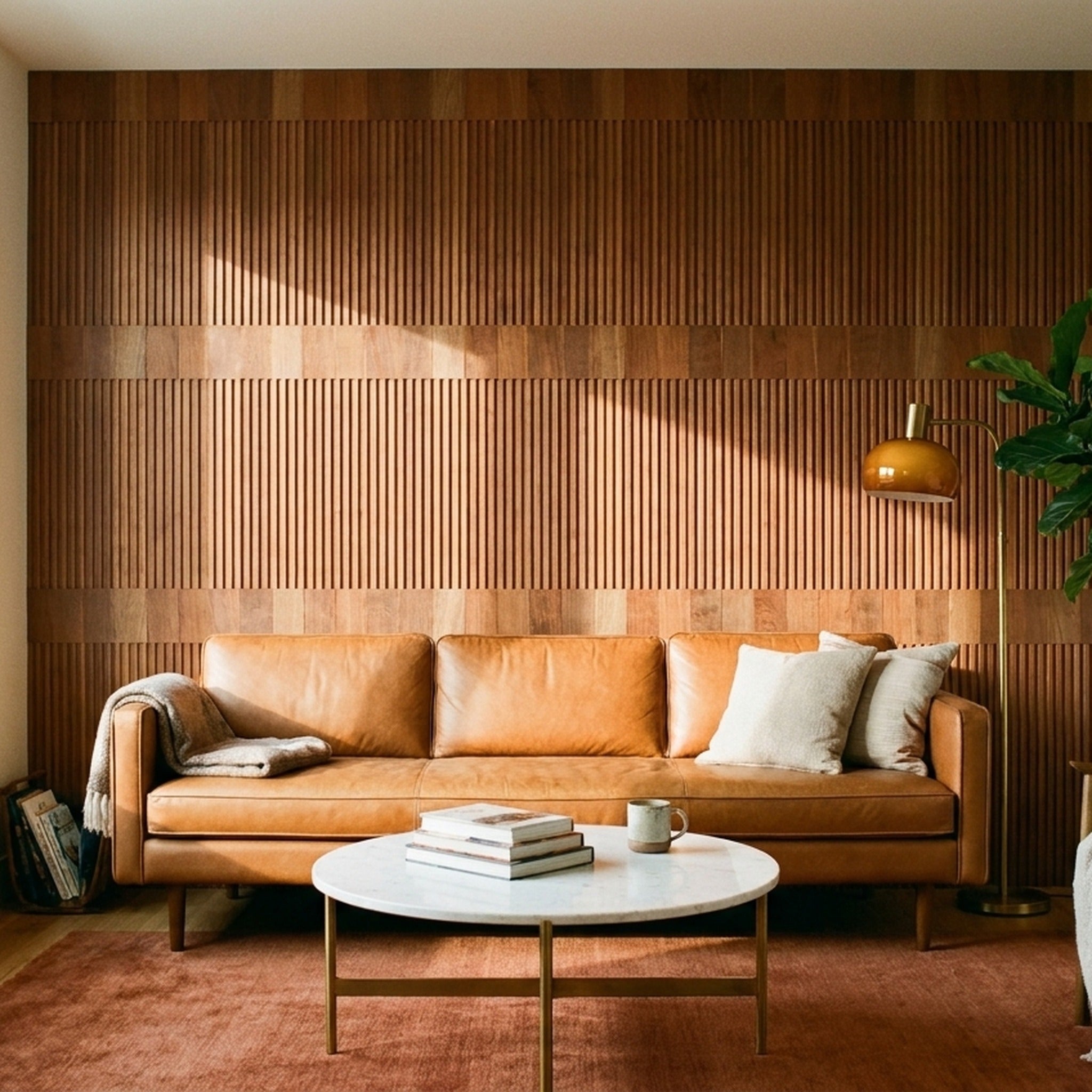 Silk Rosewood 3D Wood Wall Panel | 30×60 cm | Real Wood