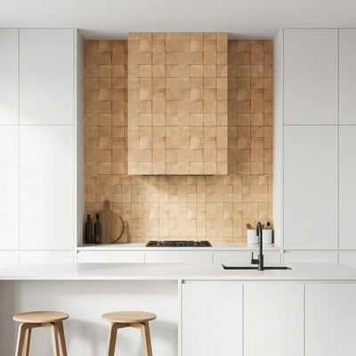 Rubber 3D Wood Wall Panel | 30×30 cm | Real Wood