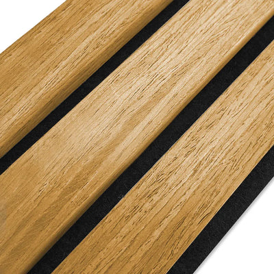 Sample Rustic Oak Acoustic Wooden Wall Panel Aku Woodpanel UK