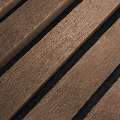 Sample Smoked Oak Acoustic Wooden Wall Panel Aku Woodpanel UK