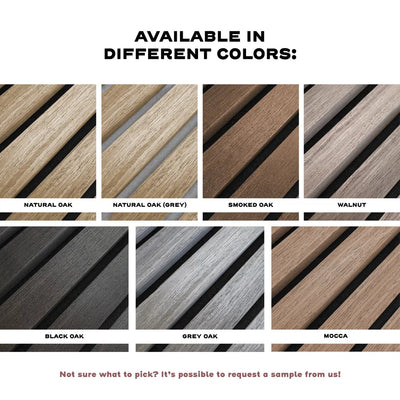 Sample Walnut Acoustic Wooden Wall Panel Aku Woodpanel UK