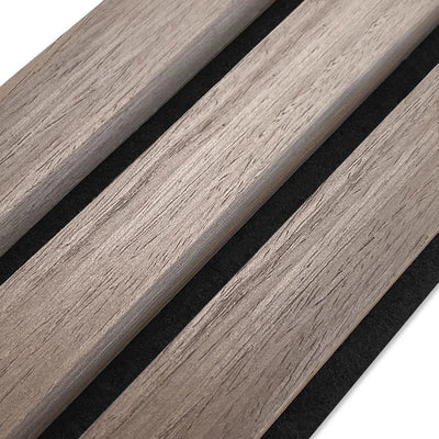 Sample Walnut Acoustic Wooden Wall Panel Aku Woodpanel UK