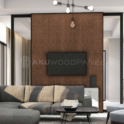 Snowdrop Rose Black 3D Decorative Wall Panel 60x60cm Handcrafted Aku Woodpanel UK