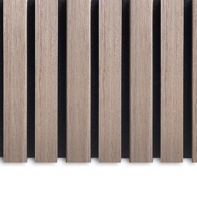 Walnut Acoustic Wooden Wall Panel 3-Sided Wood Veneer Aku Woodpanel UK
