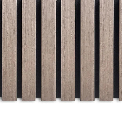 Walnut 300 cm Acoustic Wooden Wall Panel 3-Sided Wood Veneer Aku Woodpanel UK