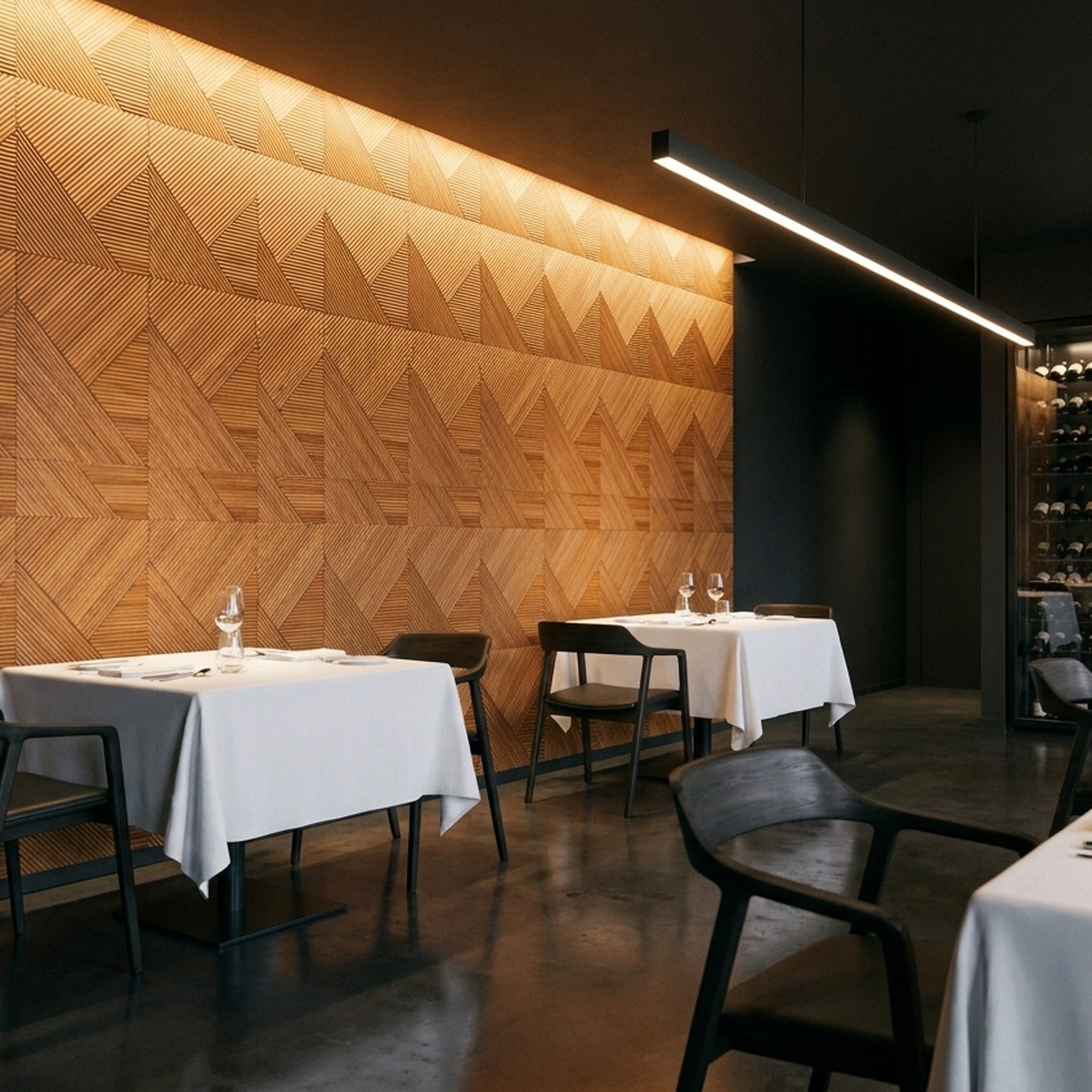 Xilan 3D Wood Wall Panel | 40×40 cm | Real Wood