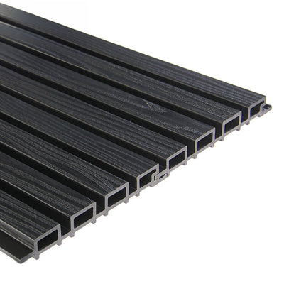 Exterior Wall Cladding Panel Black 290CM | Garden | 3D Wood Grain