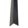 Exterior Wall Cladding - Black Finishing Trim 290CM | Garden | 3D Wood Grain