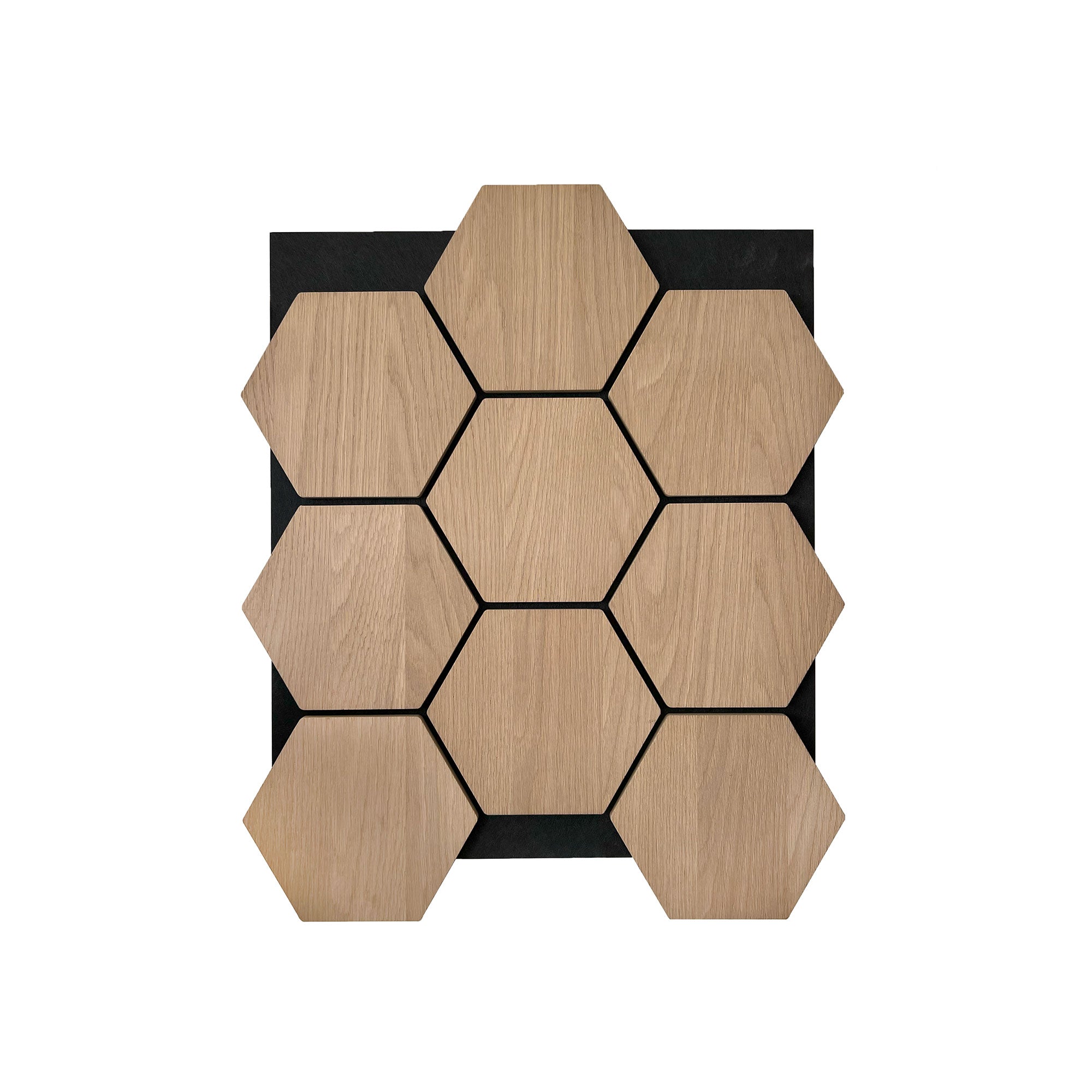Hexagon Panel Natural Oak 81 cm | Acoustic | Wall Decor