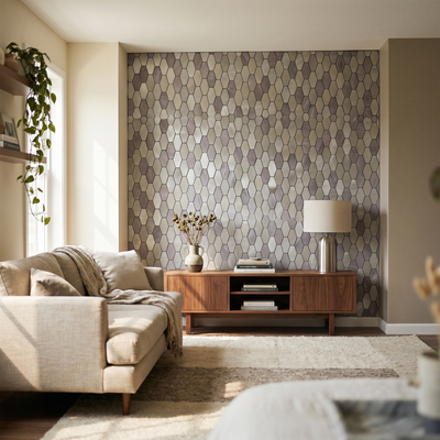 Picket Gray Peel & Stick Splashback | 30×30 cm | Self-Adhesive Mosaic Tile