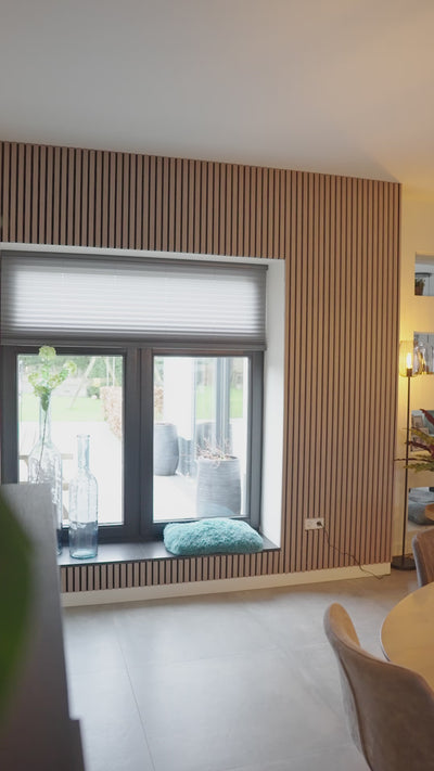 Wooden Wall Panel | Mocca 240 cm | Premium 3-sided Wood Veneer